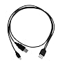 PLANEX USB Y�P�[�u�� (USB A(���X)�AUSB A(�I�X)�AUSB �~�jA(�I�X)) PL-USB-Y01