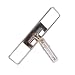 Contec 2651A Stainless Steel Small VertiKlean QuickConnect Mop Head Frame with Capped End, 7.5" Handle Length