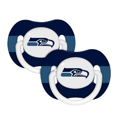 Baby Fanatic NFL Seattle Seahawks Baby Fanatic 2-Pack Pacifiers