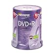 Memorex DVD+R Discs, 4.7GB, 16x, Spindle, Silver, 100/pack