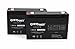 ExpertPower 6V 12Ah SLA Sealed Lead Acid Battery F1 Terminal/Replacement for Portalac GS PE6V13 (2 Pack)