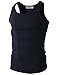 H2H Mens Active Slim Fit Basic Lightweight Athletic Tank Top With Solid Colors