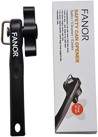 FANOR Safety Can Opener Manual Type With Smooth And Safe Edge / Safe Rim