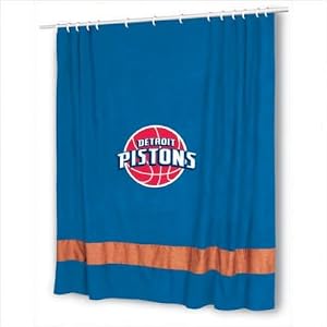 Click here to buy Detroit Pistons Shower Curtain.