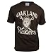 Oakland Raiders Men's Retro Vintage T-Shirt (Black, X-Large)