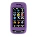 Dark Purple Rubberized Snap On Crystal Hard Case for AT T Samsung Impression SGH-A877 Cell Phone