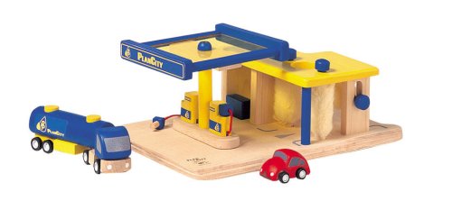 Childrens Toyshop  Toys : Plan Toys - Gas Station