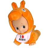 ローズオニールキューピー×ロディ ぬいぐるみ(大)ハイハイ(オレンジ)