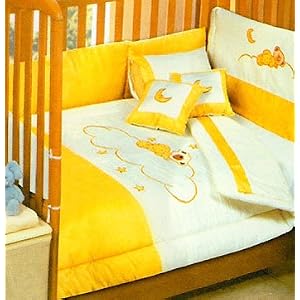 Sleepy Bears 100 Cotton Animal Comforter Set With Bumpers Toddler Crib Size