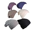 Ladies Knit Slouch Winter Hat/Beanie