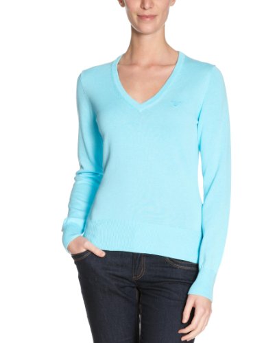GANT Damen Pullover 483022, Gr. 38 (M), T&uuml;rkis (LIGHT TURQUOISE) Preisvergleich
