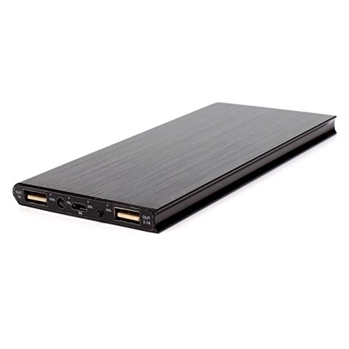 YOUNGFLY 30000mAh Portable Supply Slim Thin Dual USB Power Bank?Battery?for Cell Phone Black