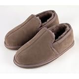 Nordvek Luxury Gents Full Back 100% Genuine Sheepskin Slipper With Soft Sole Sizes 6-13UK (38-48 EU) # 407-100