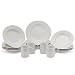 Le Creuset Stoneware 16-Piece Dinnerware Set, White