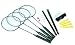 Sports : sunflex sport 4-PLAYER-SET, 4 Schl&auml;ger, 1 Netz mit Pfosten, 2 B&auml;lle und Tasche