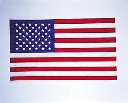 2-1/2' x 4' Nyl Glo US Banner Flag