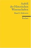 Produkt-Bild: Aufriss der Historischen Wissenschaften: Sektoren: BD 3