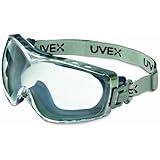 Uvex S3970DF Stealth OTG Safety Goggles, Navy Body, Clear Dura-streme Hardcoat/Anti-Fog Lens, Fabric Headband