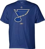 NHL Men's St. Louis Blues Primary Logo T-Shirt (Dark Navy, XX Large)