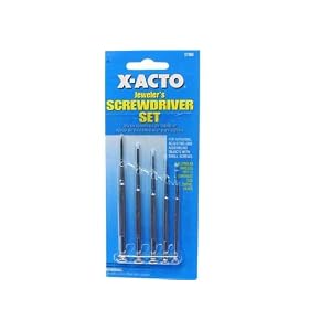 Xacto X7068 5-Piece Jewelers Screwdriver Set