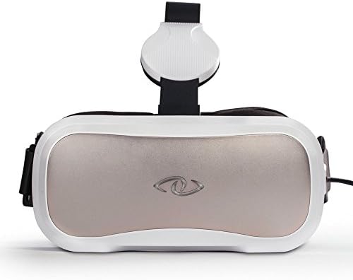 3Glasses D2 VR Virtual Reality Glasses Headset with 5.5" 2K Resolution for PC USE ( Platinum )