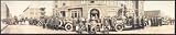 Historic  Gary's Fire Fighters, Indiana, c. 1914, Panorama Photo, 10x39 M-P