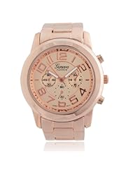 Brinley Co. Womens Metal Link Watch