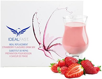 Ideal Complete Ideal Protein Idealfast Meal Replacement Protein Powder 14 Packets 770g (Strawberry)