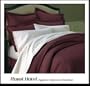 1200 Thread Count 4pc King Size Bed Sheet Set 100% Egyptian Cotton, Sateen Stripe, Deep Pocket, 1200 TC, Stripe Burgundy