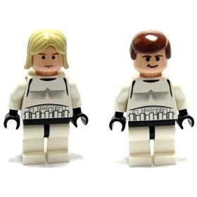 Luke Skywalker & Han-Solo (Stormtrooper Disguise) - LEGO Star Wars Figure