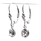 Related Top Seller of Dew Sterling Silver Double Curl Drops 58061DI003 Petite Swarovski Crystal drop elements on Sterling Silver Lever back earrings with Gift Box. Beautiful jewellery for very special people.