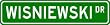 WISNIEWSKI Street Name Sign ~ Personalized Family Lastname Sign ~ Gameroom, Basement, Garage Sign **