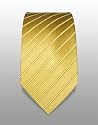 Vincenzo Boretti Krawatte - gold - Ton in Ton gestreift