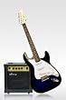 Combo 39 Blue Electric Guitar with 10 Watt Amp, Guitar Case & More Accessories