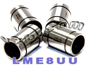 Pack of 4 LME8UU 8mm Ball Bushing 8x16x25 Miniature Linear Motion