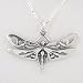 Celtic Dragonfly Pendant in Sterling Silver on 16 Box Chain, #8728