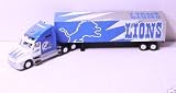 DETROIT LIONS 2001 NFL Limited Edition Diecast Semi Kenworth Tractor Trailer Truck 1/80 Scale