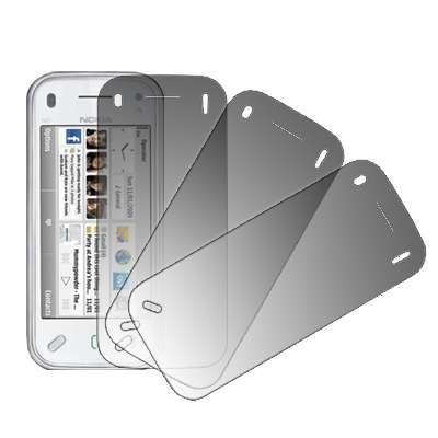 3 Pack of Premium Crystal Clear Screen Protectors for Nokia N97 mini [Accessory Export Packaging]