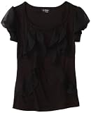Paperdoll Girls 7-16 Ruffle Knit Top