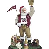 San Francisco 49ers Santa Figurine