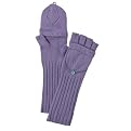 Xhilaration&reg; Long Flip Glove With Pointelle - Purple