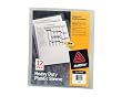 Avery Heavy-Duty Plastic Sleeves, Polypropylene, Letter Size, Clear, 12 per Pack (72611)