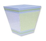 Sage Pattern Trash Can