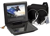 Accessory D7104PK 7-Inch LCD Portable DVD Player with Four Hour Playback and Accessory Pack, Black