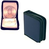 UKayed 48 DVD/CD Padded Storage Wallet In Blue