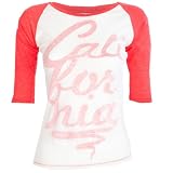 41aVqleewTL. SL160  Soul Cal Deluxe Contrast Raglan Top   White   Womens