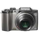 Olympus SZ30 16 MP Digital Camera, Wide-Angle 24x Optical Zoom with Multi-Recording Capability and 3" LCD (Silver)