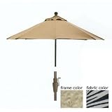 Casual Creations 9 Ft Saddle Market Umbrella With Extension With S...