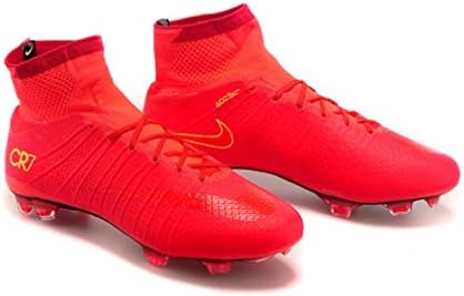 Generic Womens Mercurial X Superfly V CR FG Red Child Hi Top Football Shoes Soccer Boots
