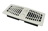 AF410A AirFlow Breeze, Quiet Register Booster Fan, Almond Color 4″ x 10″ opening